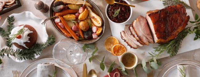 JAS holiday spread Mindful eating during the holidays